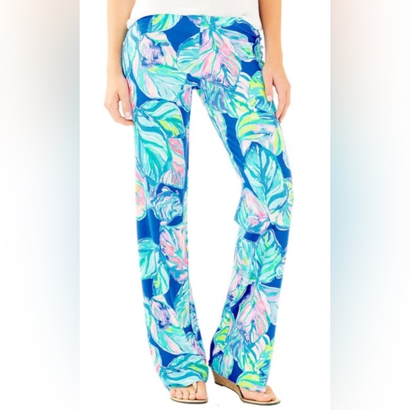 Lilly Pulitzer Pants - Lilly Pulitzer Georgia May Palazzo Pant Women's XS Stretchy‎ Wide Leg EXCELLENT✅
